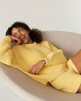 Delčia Organic Cotton Sweater in Yellow