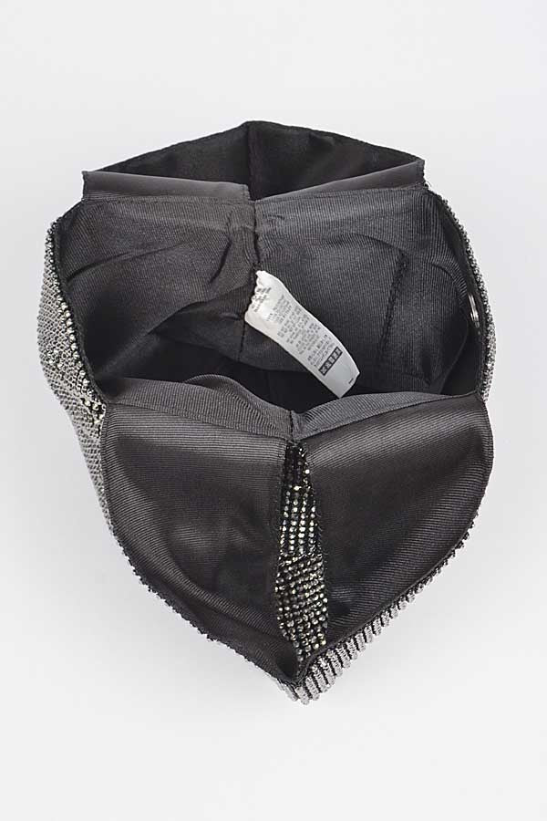 Loop Crystal Bag in Black