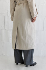 The Janie Coat in Light Beige