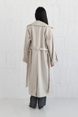 The Janie Coat in Light Beige