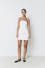 Ophelia Mini Dress in Off White