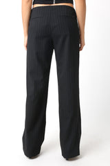 Office Siren Pant in Black Stripe