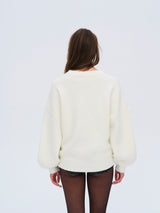 Jardin Oversized Sweater in Cream