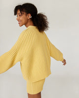 Delčia Organic Cotton Sweater in Yellow