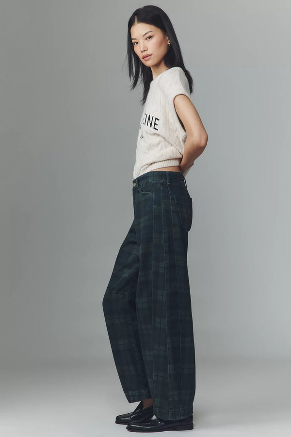 SINCLAIR JEANS IN OVER DYE CHECK