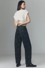 SINCLAIR JEANS IN OVER DYE CHECK