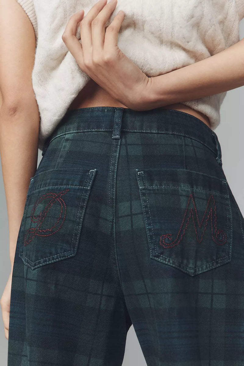SINCLAIR JEANS IN OVER DYE CHECK