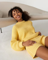 Delčia Organic Cotton Sweater in Yellow