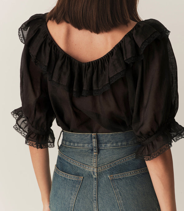 SAMARA TOP IN BLACK