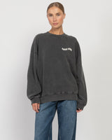 Jaci Sweatshirt in Washed Black