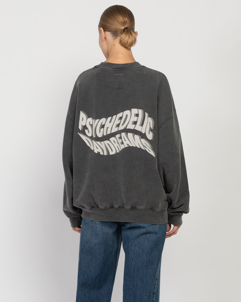 Jaci Sweatshirt in Washed Black