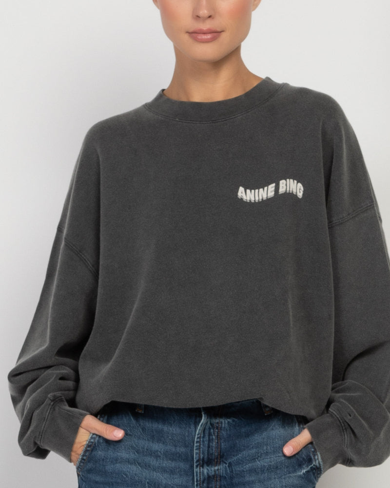 Jaci Sweatshirt in Washed Black