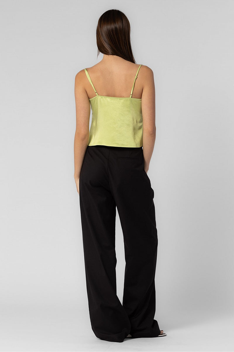 Pleated Trouser Pant in Black