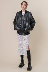 Bianca Bomber Jacket in Black