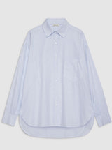 Chrissy Shirt in Blue And White Stripe