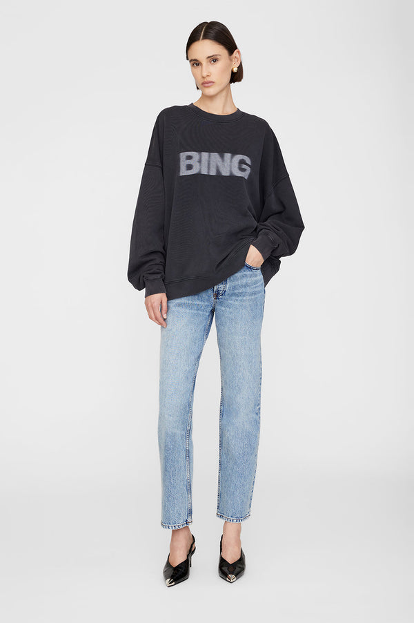 Miles Sweatshirt Blur in Vintage Black