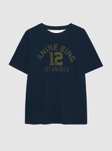 Toni Tee Reversible in Washed Navy And Off White