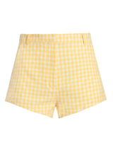 CARA SHORTS IN YELLOW WHITE