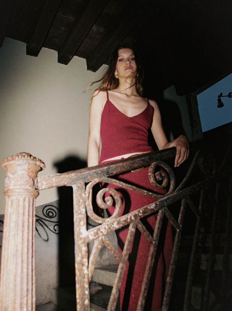 CAROLINA CAMISOLE IN PORT SEQUIN