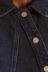 FINELLA DENIM SHIRT IN WAVY SEAMS