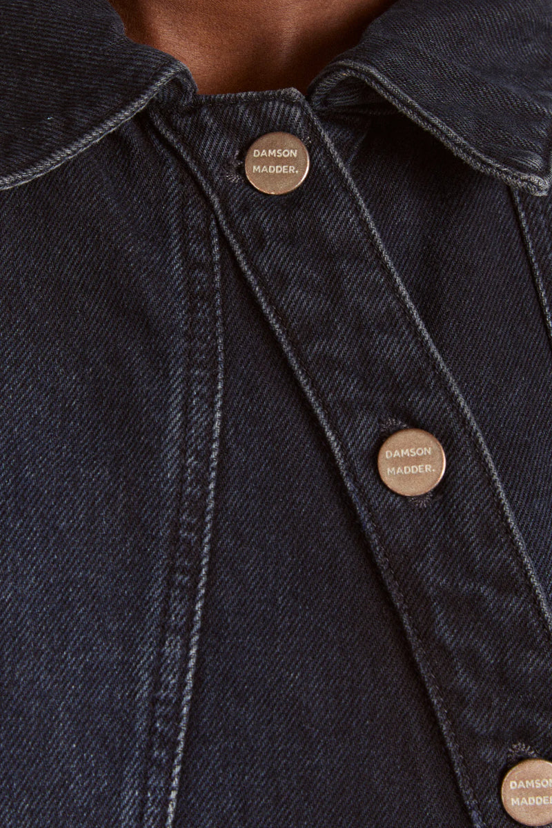 FINELLA DENIM SHIRT IN WAVY SEAMS