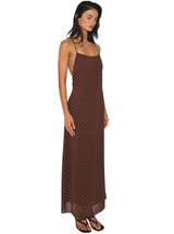 KYLIE DRESS IN CHOCOLATE