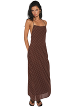 KYLIE DRESS IN CHOCOLATE