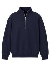 CAROLINE HALF ZIP IN NAVY