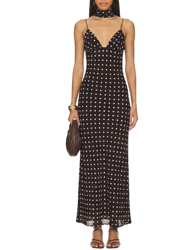 VERONICA MAXI IN BROWN