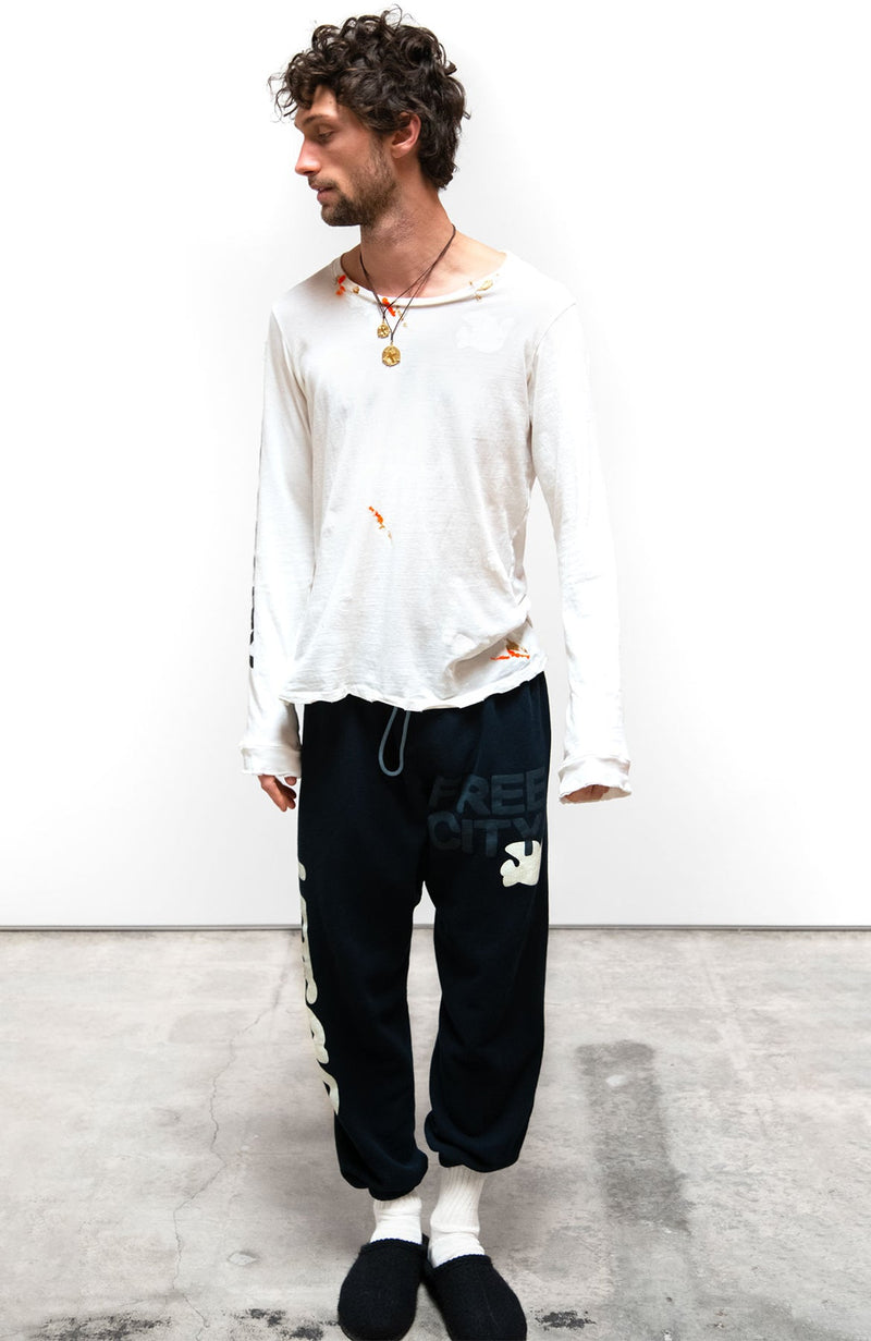 SUPERYUMM OG FREECITY LETSGO sweatpant in deepspace
