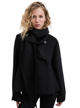 THE JAMIE COAT IN BLACK