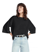 THE OVER IT TEE IN BLACK