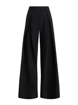 PLEATS FOR DAYS PANT IN BLACK