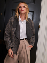 THE CAMERON COAT IN DORSET PLAID