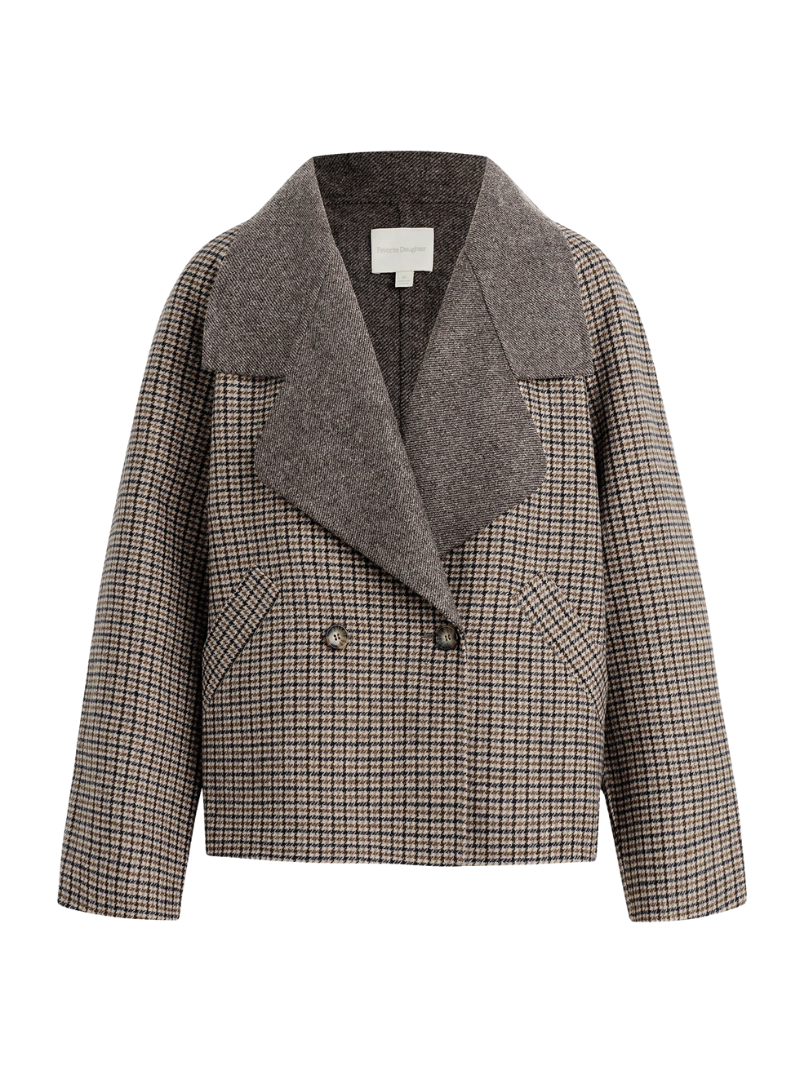 THE CAMERON COAT IN DORSET PLAID