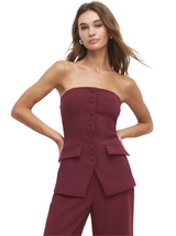 THE DREAM PHOEBE BUSTIER IN VINO