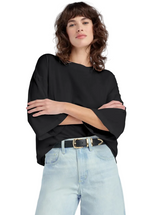 THE OVER IT TEE IN BLACK