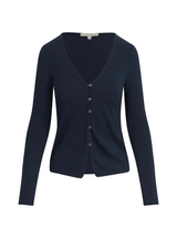 THE GOOD LUCK LONG SLEEVE TOP IN NAVY