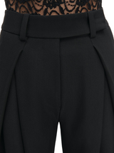 PLEATS FOR DAYS PANT IN BLACK