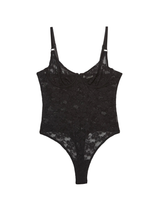 LE STRETCH MULTIFIT LACE BODYSUIT IN BLACK