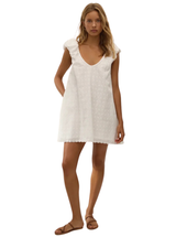 CLEMENTINA MINI DRESS IN LUCY BRODERIE