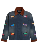 LARIAT HORSE EMBROIDERED WORK JACKET