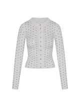 LENON BUTTON UP KNIT SWEATER IN BELLE OF THE BALL