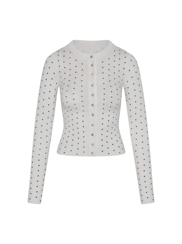 LENON BUTTON UP KNIT SWEATER IN BELLE OF THE BALL