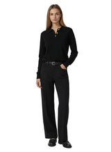 ATELIER POLO SWEATER IN BLACK