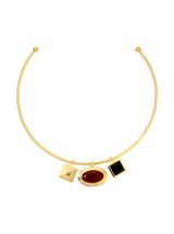 SOLENE CHOKER CHARM BUNDLE IN GOLD