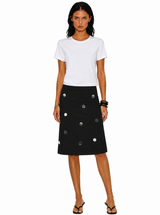 LILA MIDI SKIRT IN BLACK