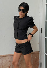 AFTERGLOW MINI SHORT IN ONYX
