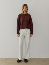 CLASSIC SWEATER IN BROWN