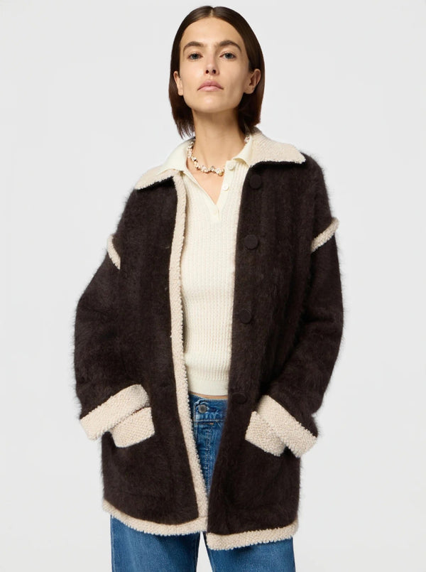 GRIZZLY JACKET IN COCOA/OATMEAL